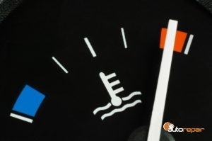 Photo of engine overheating