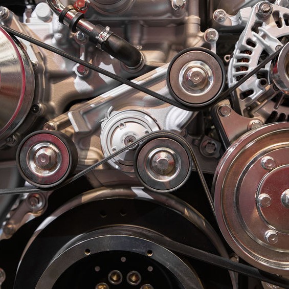 riemen im Motorblock